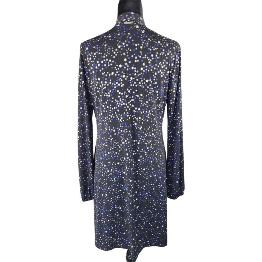 ✅ MICHAEL Michael Kors Womens Plus Metallic Star Print Party Dress size L - Picture 3 of 14